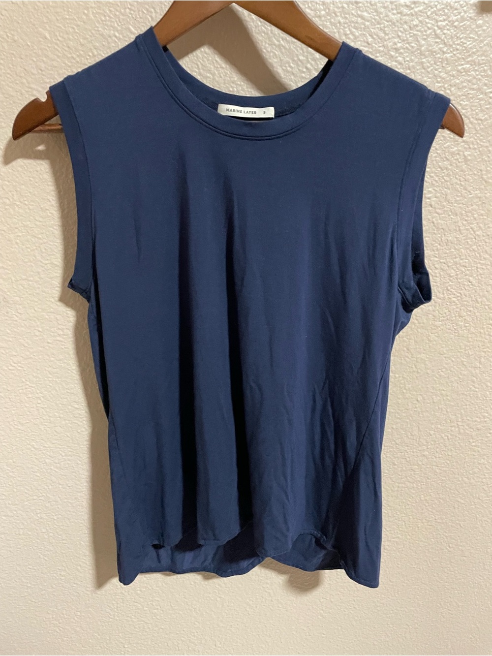 Marine Layer Deep Navy Sleeveless Tank Top